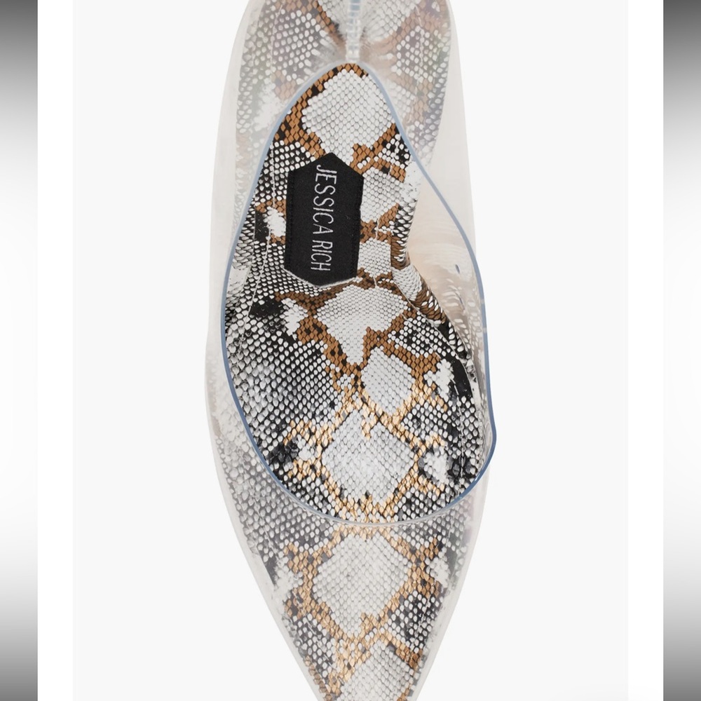 🤍 SNAKE — Jessica Rich “So Fancy” Heels - Picture 5 of 6